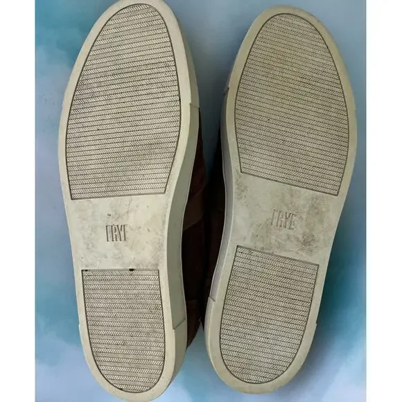 Frye Ivy Slip - Brown (Wood), Size 9.5, Genuine Suede and Leather - Picture 6 of 7